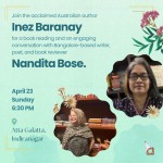 Reading and talk in Bangalore, 23 April ’23